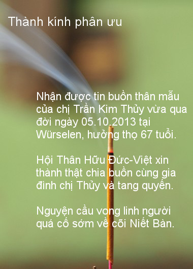 thanh kinh phan uu me chi Thuy